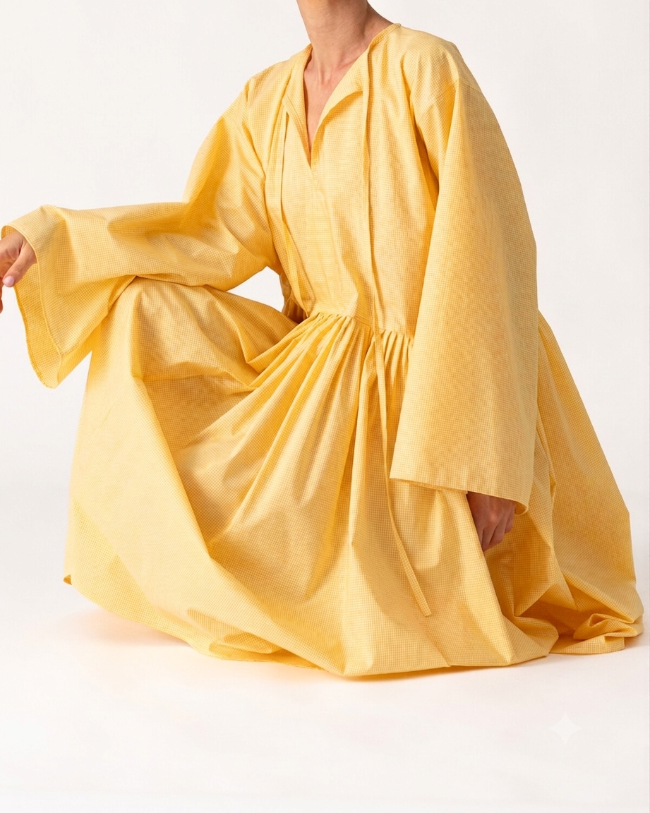 Pina Yellow Gingham