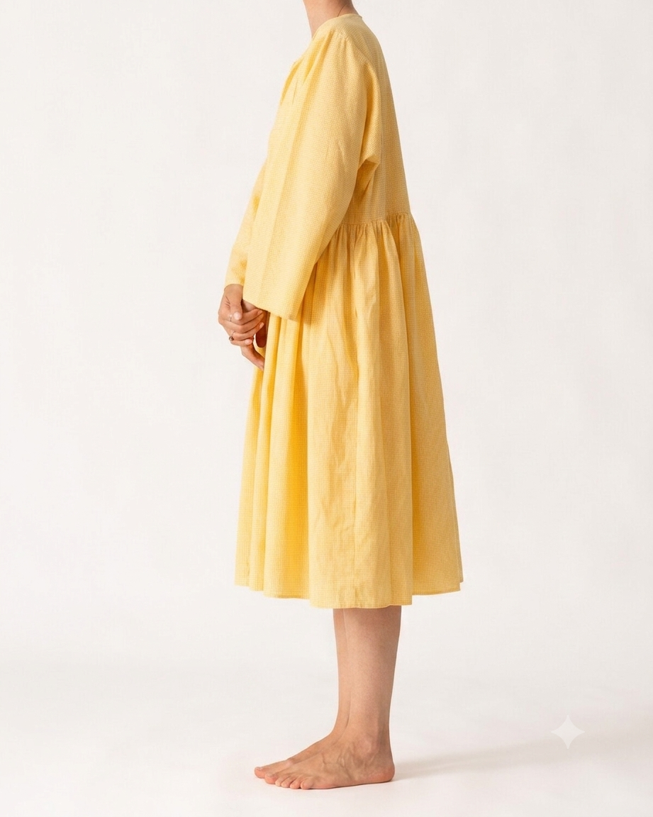 Pina Yellow Gingham