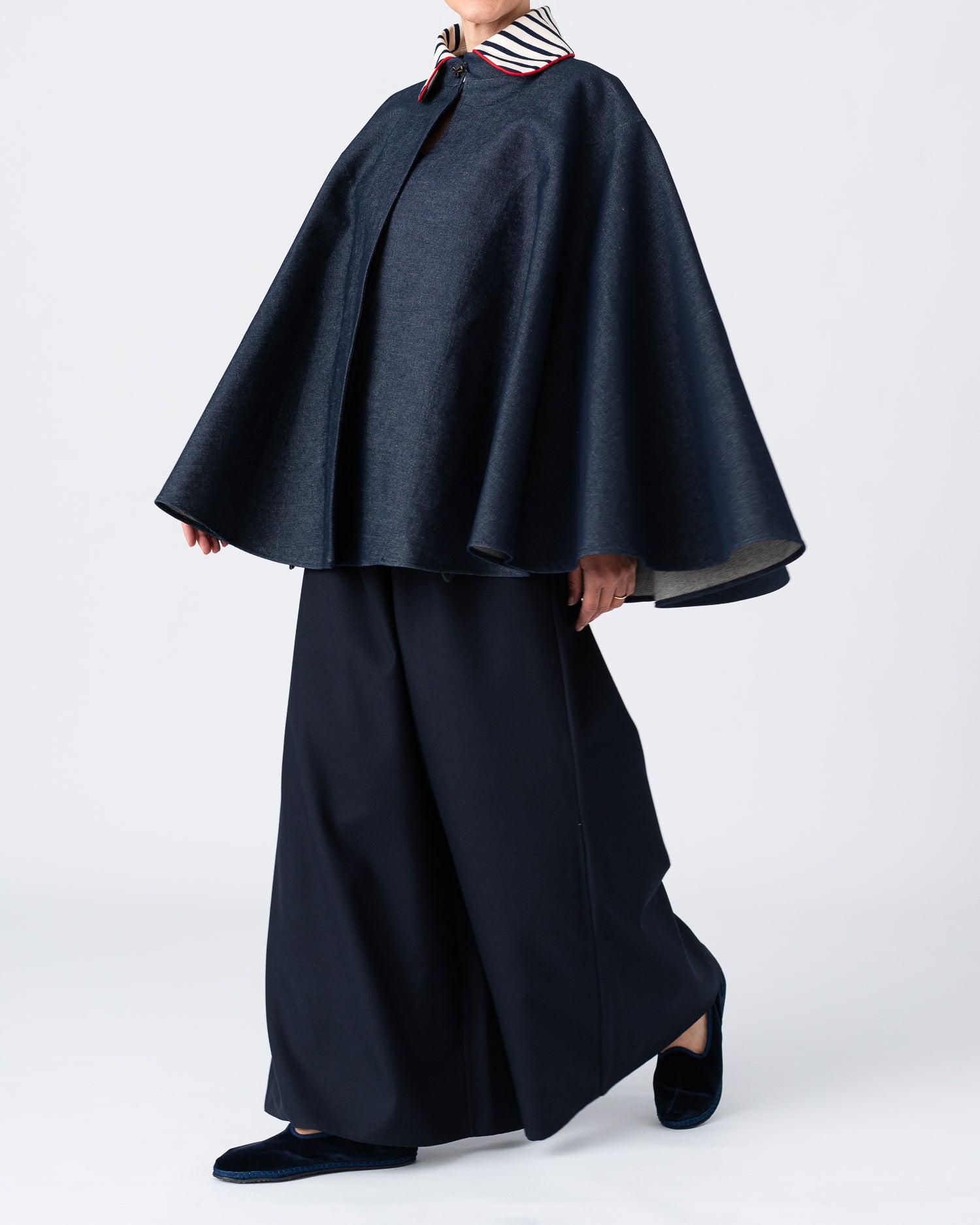 Denim Cape