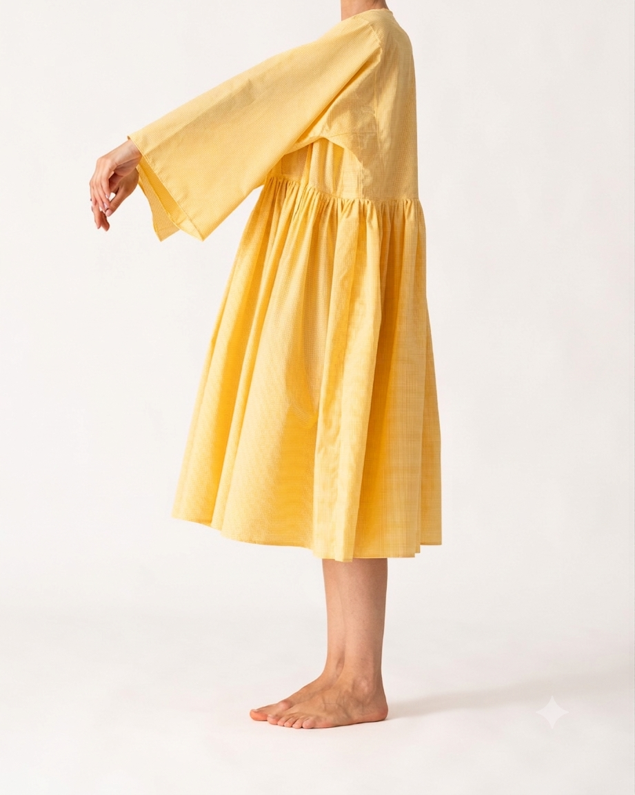 Pina Yellow Gingham